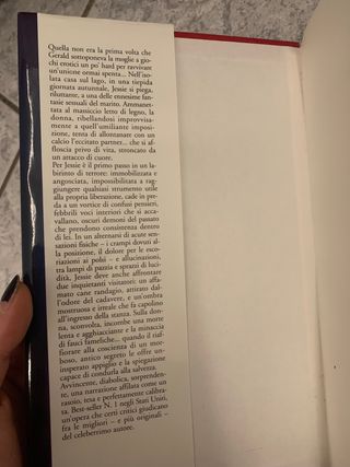libro “Il gioco di Gerald”