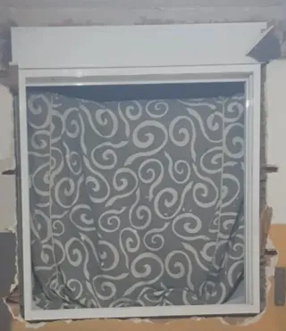 Ventana de aluminio puertas correderas con persian