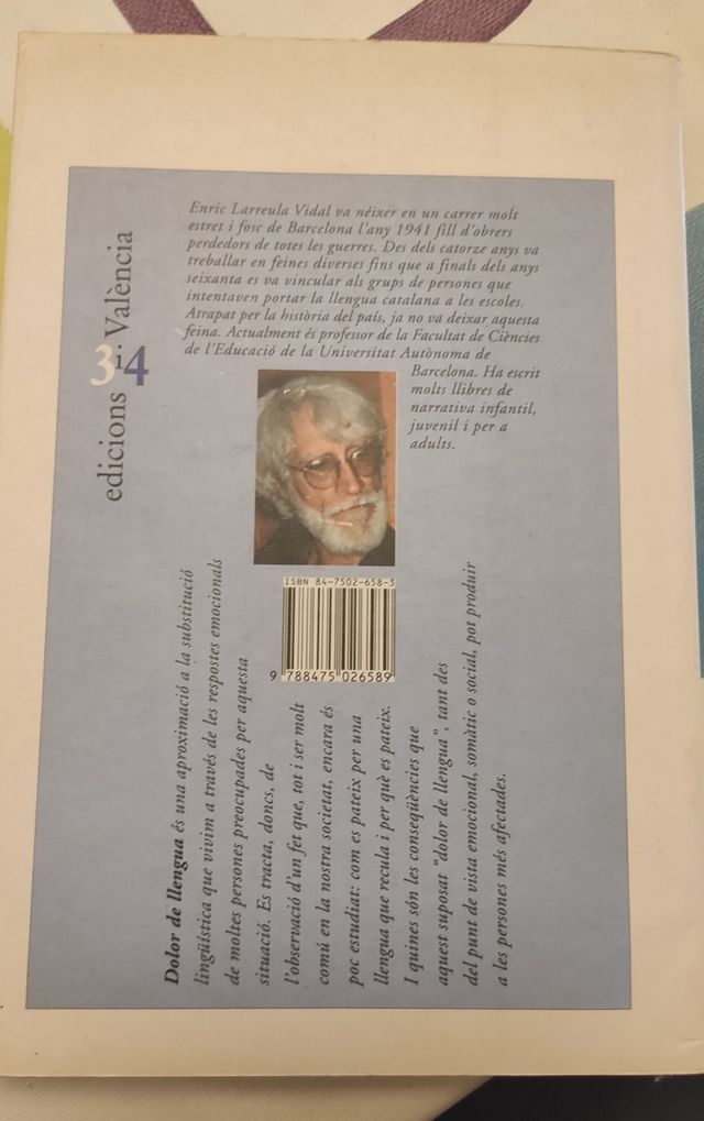 Llibre Dolor de Llengua 