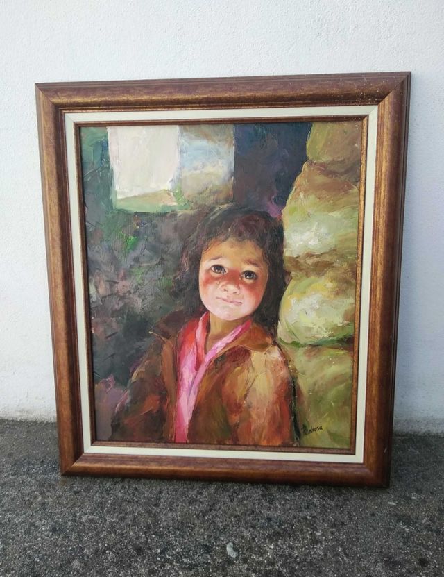 Quadro com tela O Reguila Triste