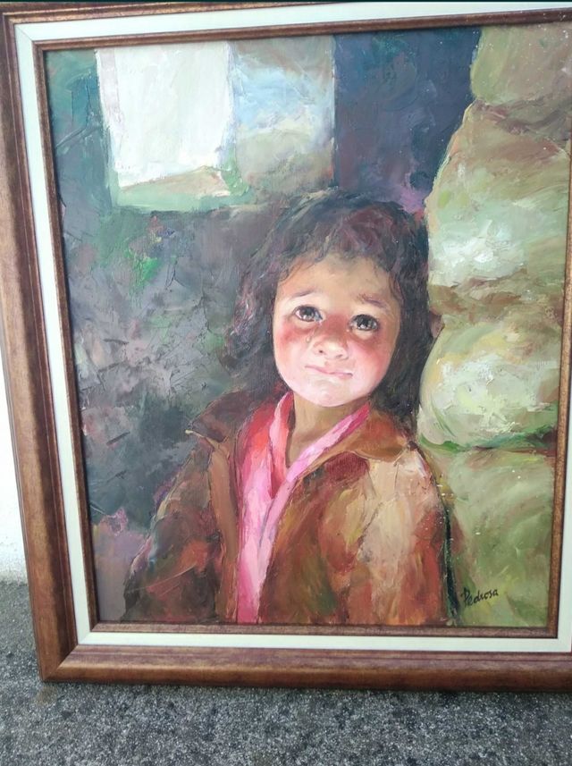 Quadro com tela O Reguila Triste