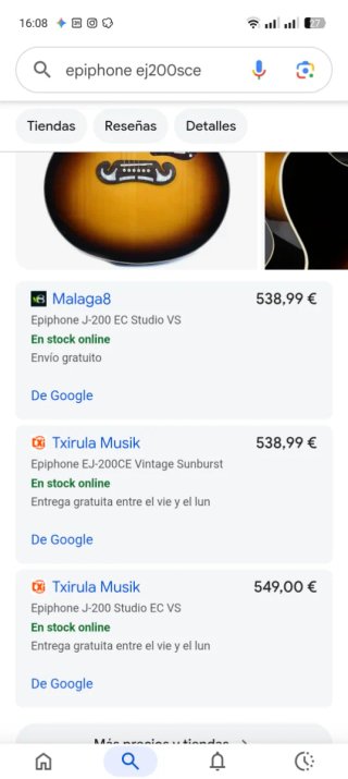 Epiphone ej200sce electroacústica