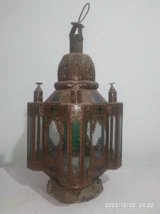 Lampara marroquí vintage.