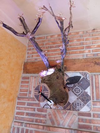 Cabeza de ciervo artesanal