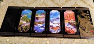 Biombo chino de colección en esmalte