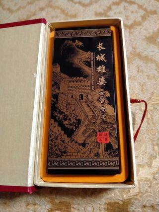 Biombo chino de colección en esmalte