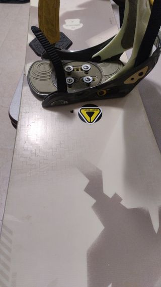 Tabla snow con atadoras Burton