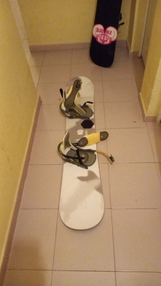 Tabla snow con atadoras Burton