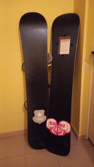 Tabla snow con atadoras Burton