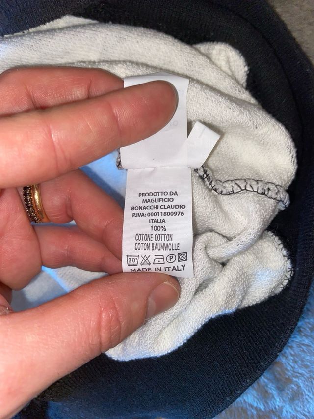 felpa taglio vivo minimarket taglia L