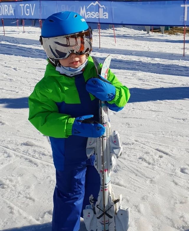 Equipo ski chaqueta y pantalon azul decatlhon