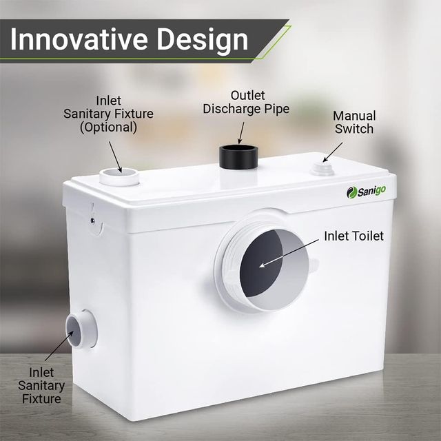 Trituradora sanitaria, bomba automática para elimi