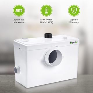 Trituradora sanitaria, bomba automática para elimi