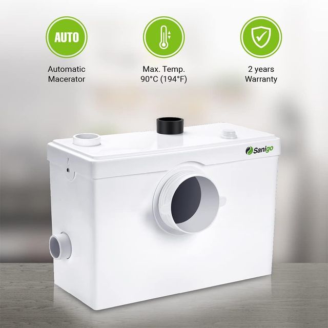 Trituradora sanitaria, bomba automática para elimi