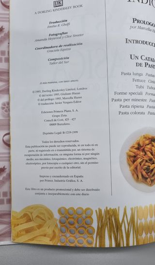 1 EUR - Cocina: Pasta clásica