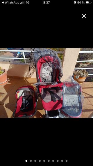 Carro de bebé, 3 piezas, Jané Rider