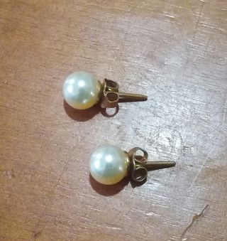 Conjunto collar y pendientes Perlas