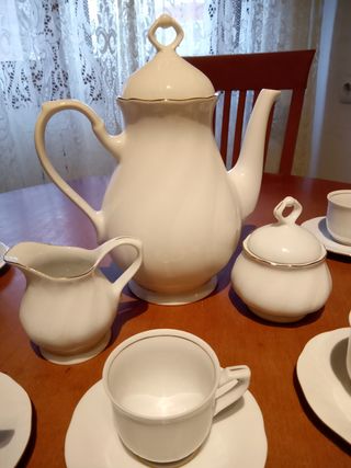 Juego café de porcelana