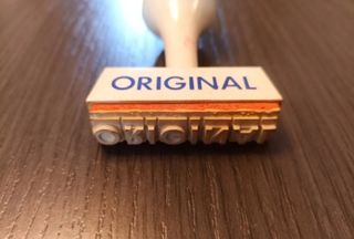 Lote Antiguos Sellos Caucho de Oficina