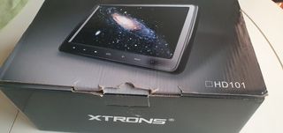 DVD y cascos para reposacabezas coche