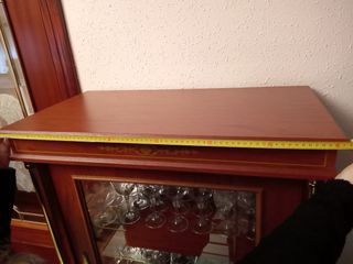 vitrina+juego copas bohemia