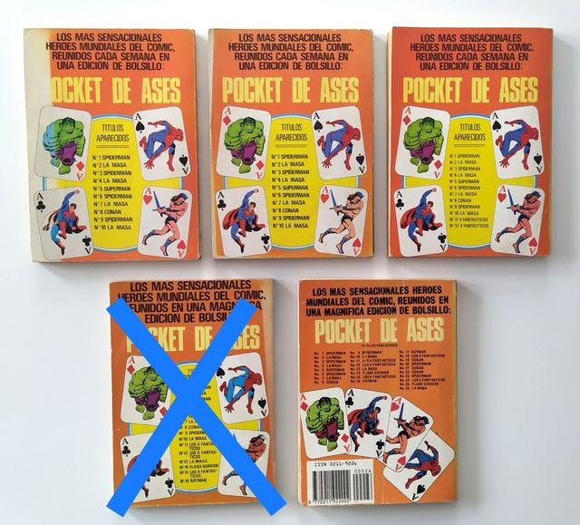 Lote Pocket de Ases LA MASA de Bruguera