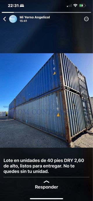 Contenedor maritimo
