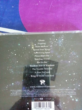 Cd robbie Williams intensive care