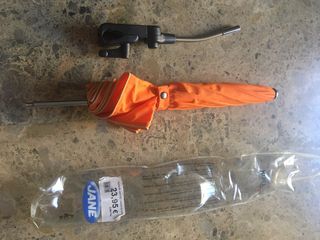 Sombrilla carrito bebé naranja JANE