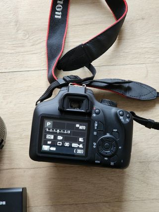Camara Reflex Canon 4000D IDEAL PARA PRINCIPIANTES