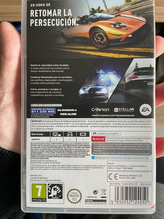 juego Nintendo Switch Need For Speed