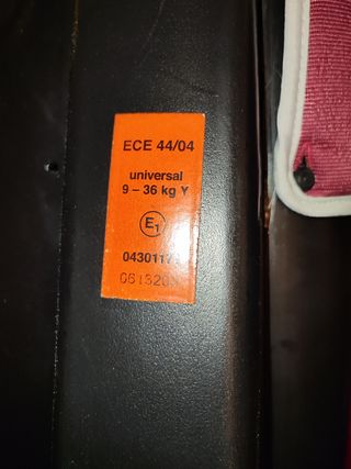 Silla coche niños