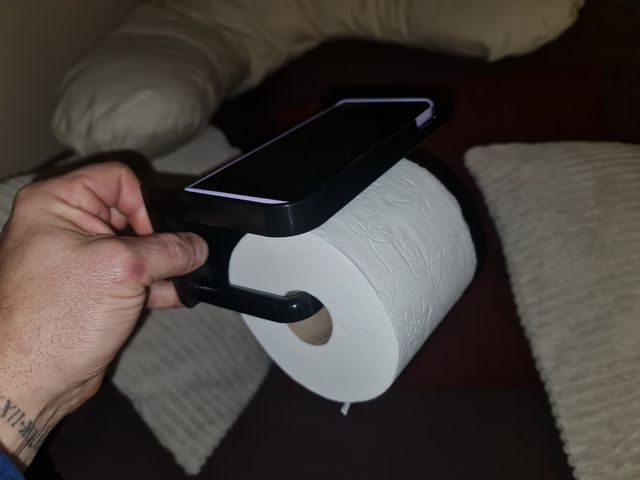 SOPORTE BAÑO PAPEL H. EN ABS