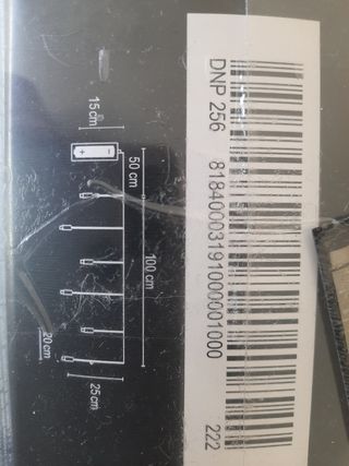 Estrella luces de navidad