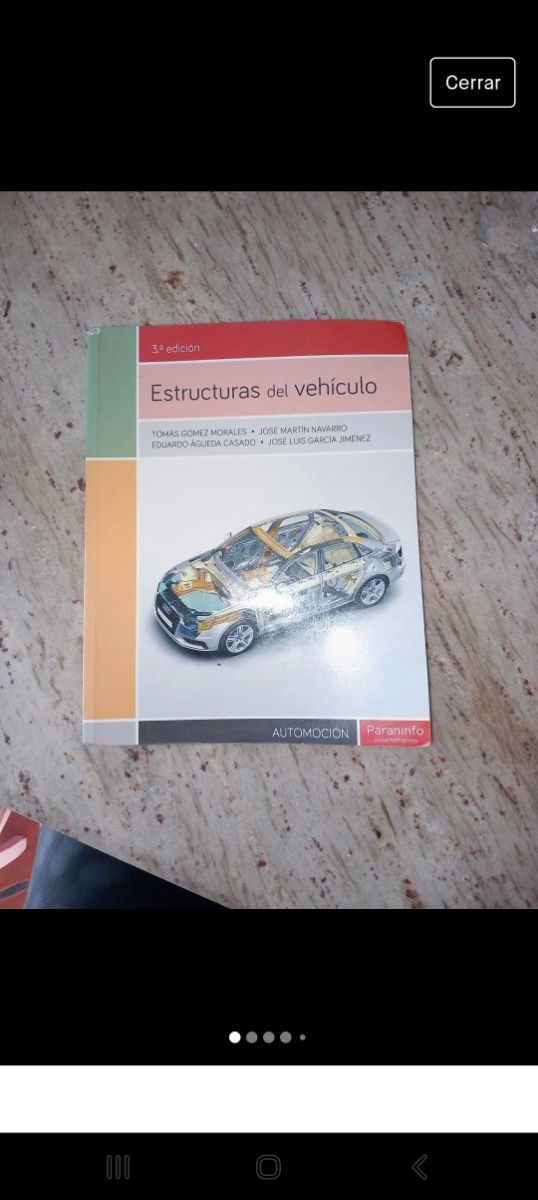 Libro sulle strutture dei veicoli Paranymph