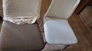 mesa extensible de dos metros abierta.