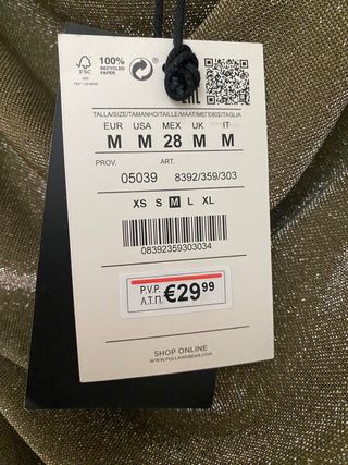 Vestido fiesta brillo