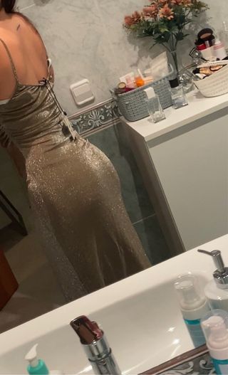 Vestido fiesta brillo