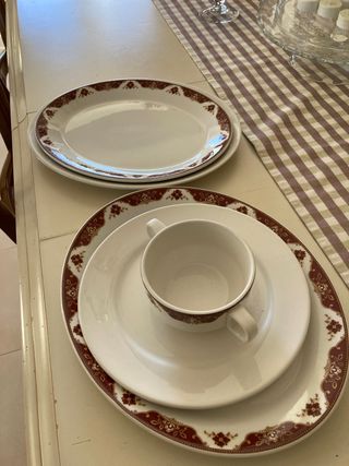 Lote 7 Platos grandes ovalados