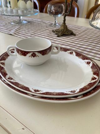 Lote 7 Platos grandes ovalados