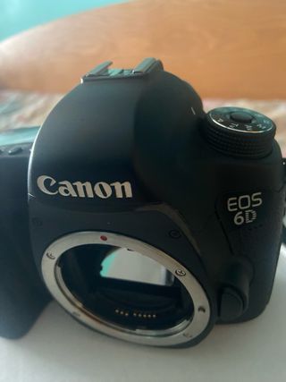 canon6d reflex CON o SIN OBJETIVO. pack completo