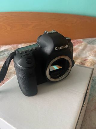 canon6d reflex CON o SIN OBJETIVO. pack completo