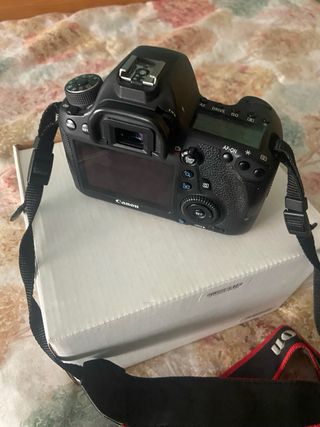 canon6d reflex CON o SIN OBJETIVO. pack completo