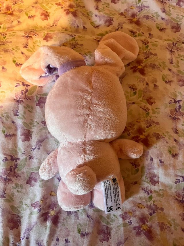 Peluche conejo rosa