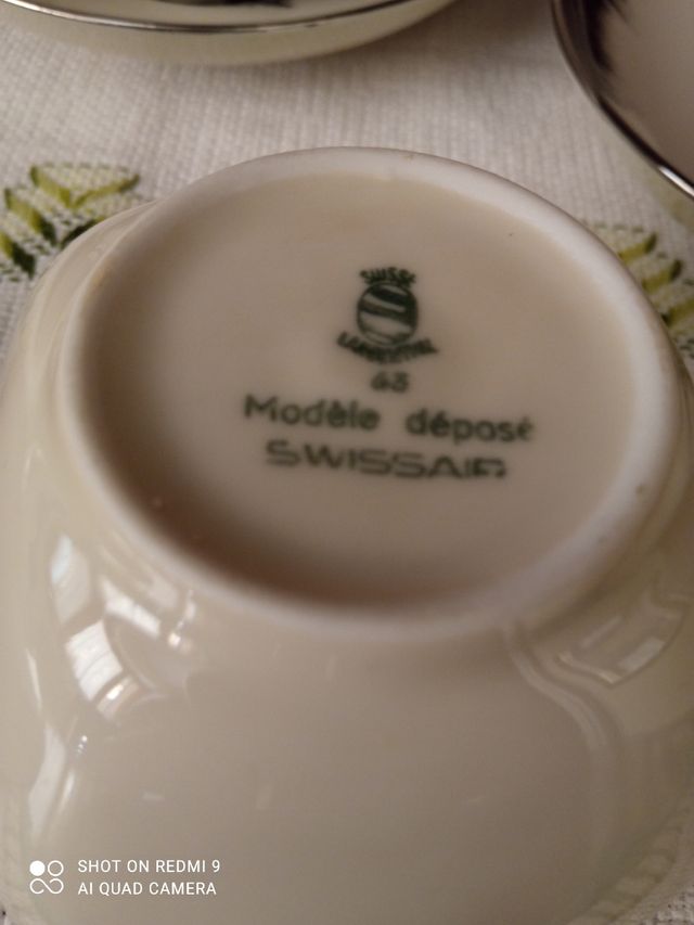 Coppette e piattini anni 60