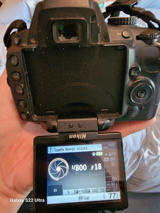 Cámara fotos Nikon D5000