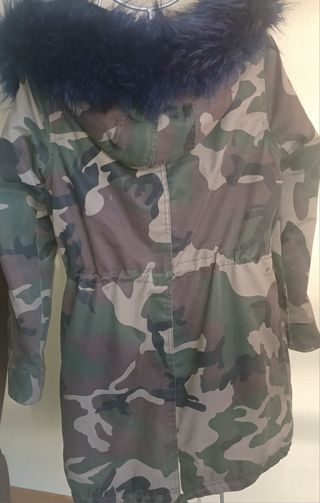 ABRIGO CHICA CAMUFLAJE