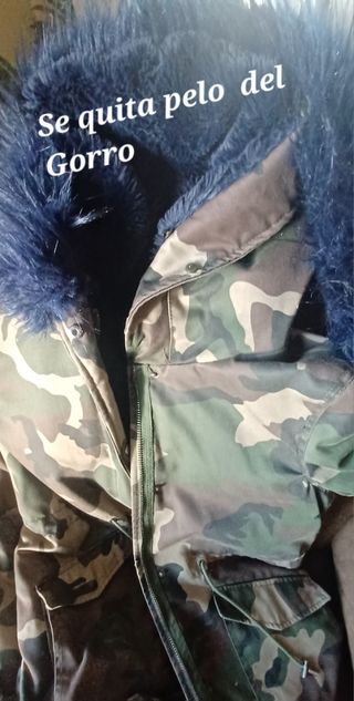 ABRIGO CHICA CAMUFLAJE