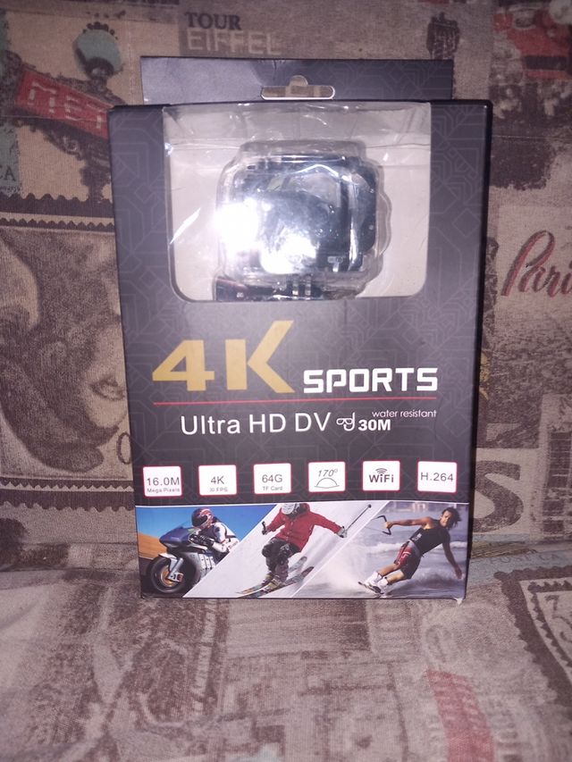 Camara deportiva 4K acuática
