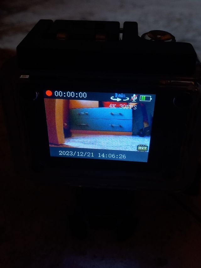 Camara deportiva 4K acuática